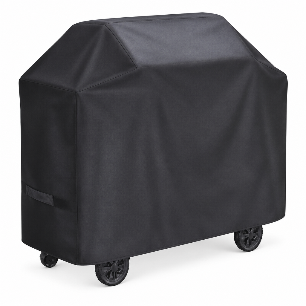 Cover per barbecue a gas Cardinale – vista laterale 3/4