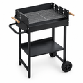 Barbecue a carbonella Atene Cardinale – vista laterale 3/4