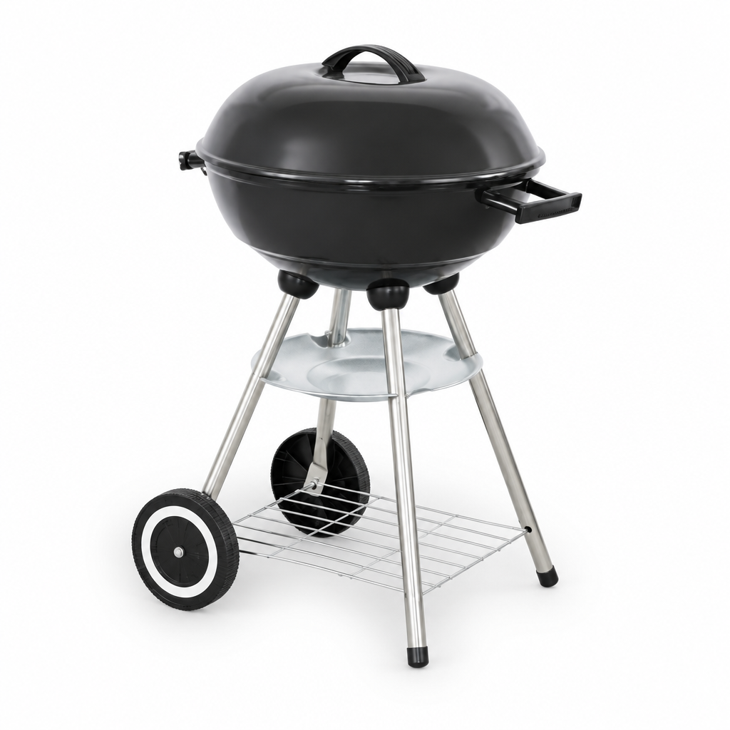 Barbecue a carbonella Miami Cardinale – vista laterale 3/4