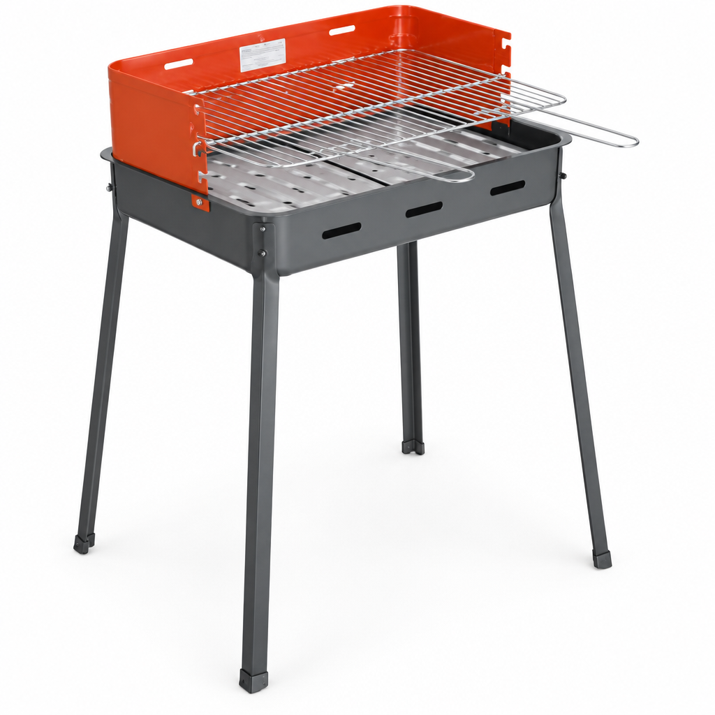Barbecue a carbonella Grande – vista laterale 3/4