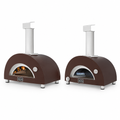 Forno portatile Nano a legna e a gas – vista laterale 3/4