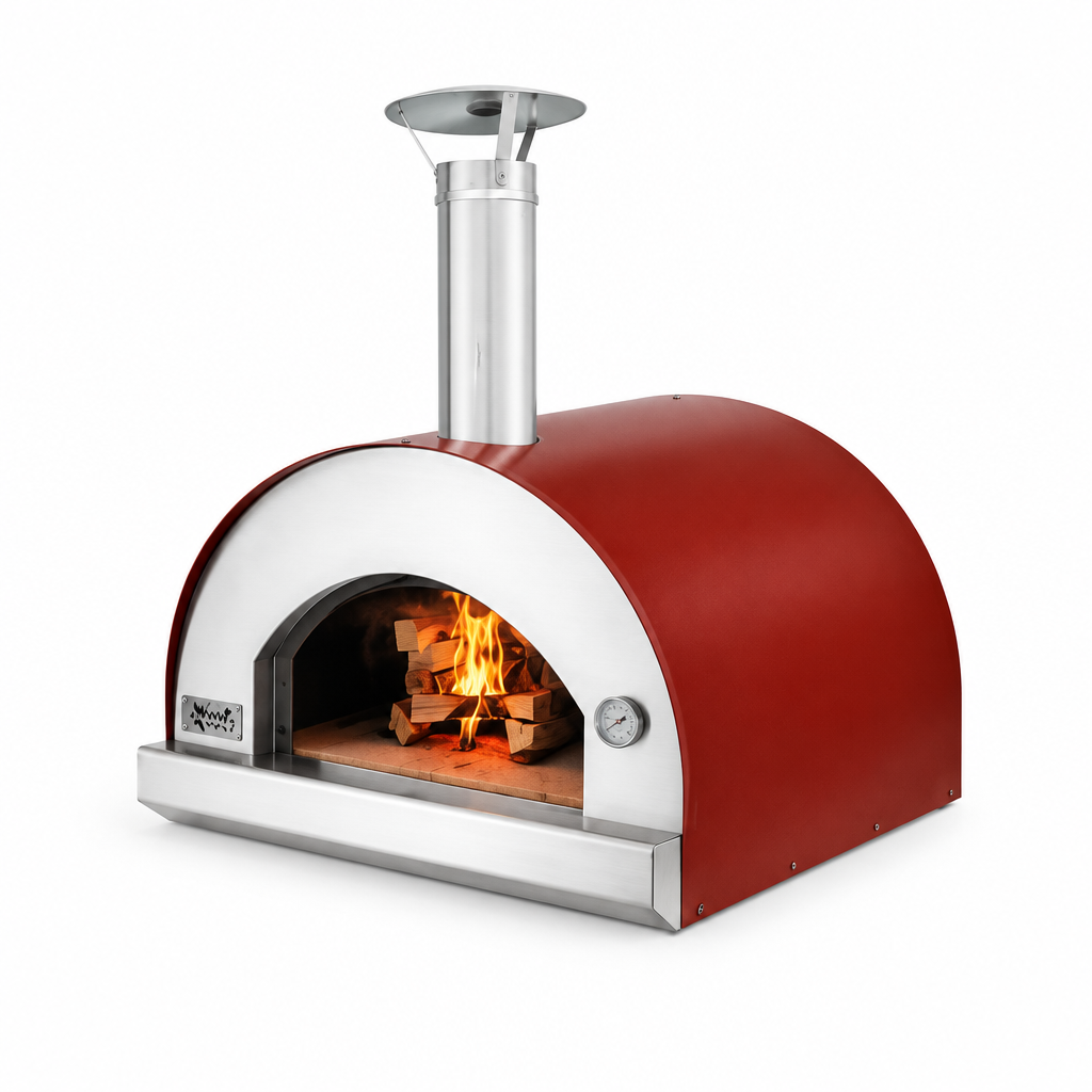 Forno a legna Enea – vista laterale 3/4