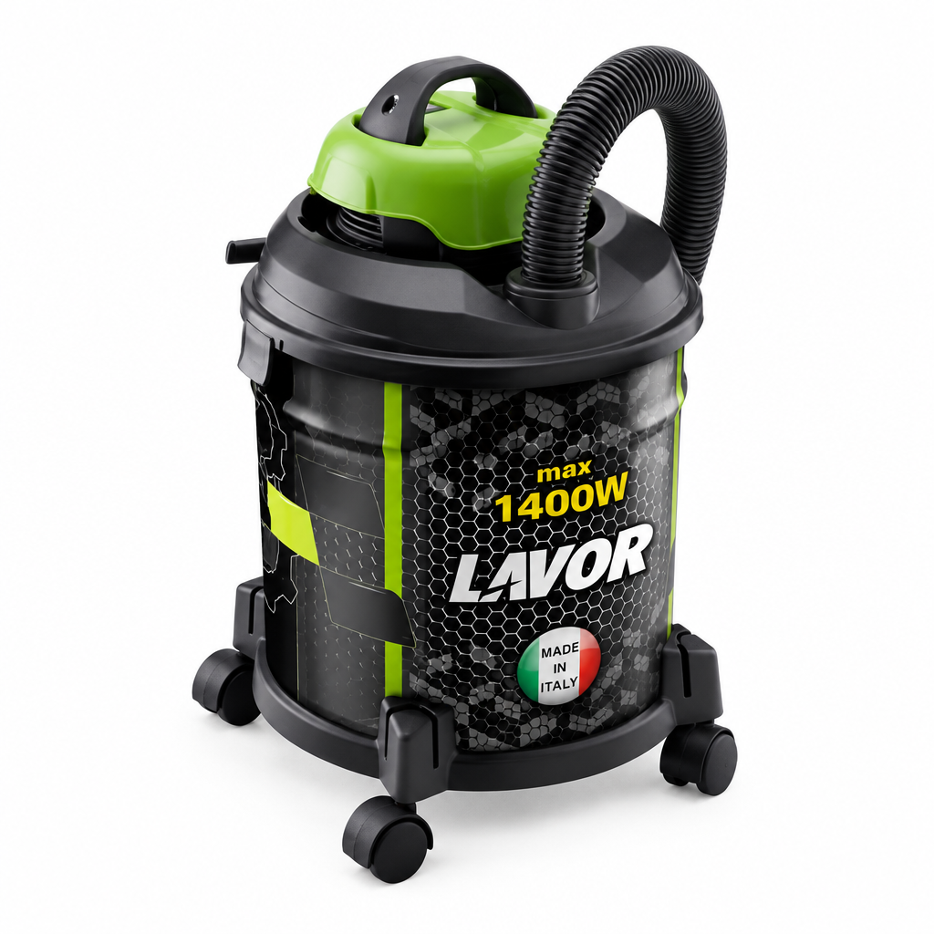 Bidone aspiratutto Joker 1400 S Lavor - vista laterale