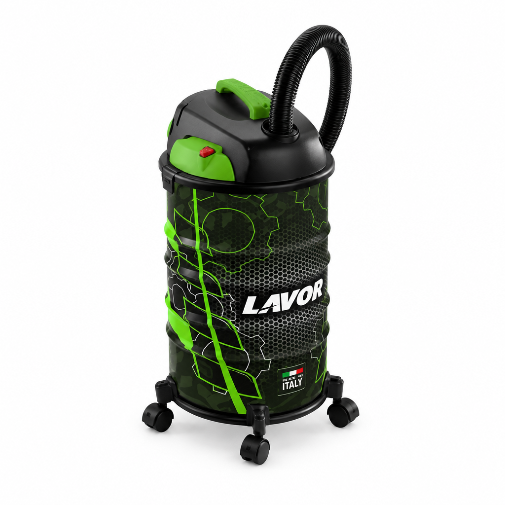 Bidone aspiratutto Rudy 30S Lavor - vista laterale