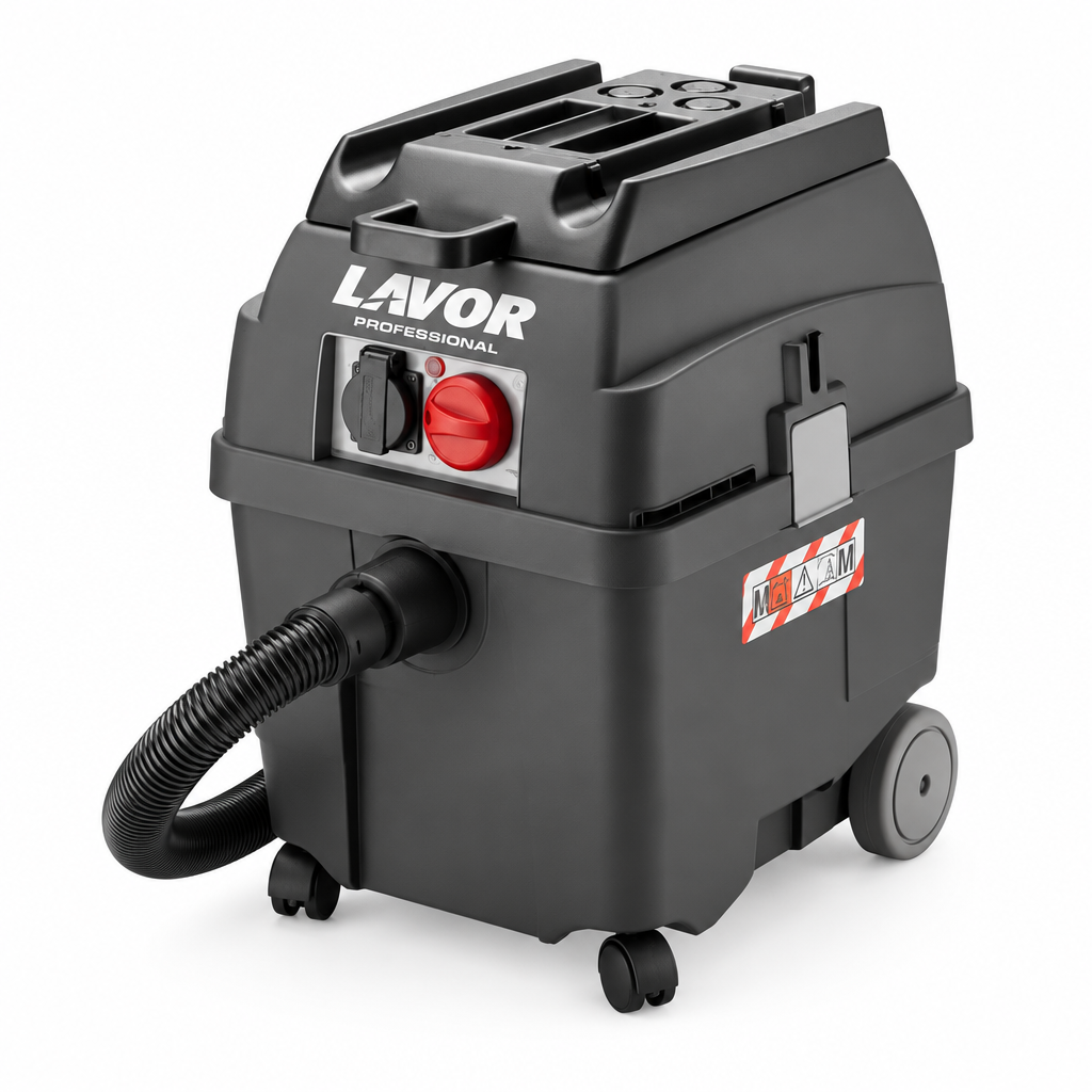 Bidone aspiratutto Pro Worker EM Lavor - vista laterale
