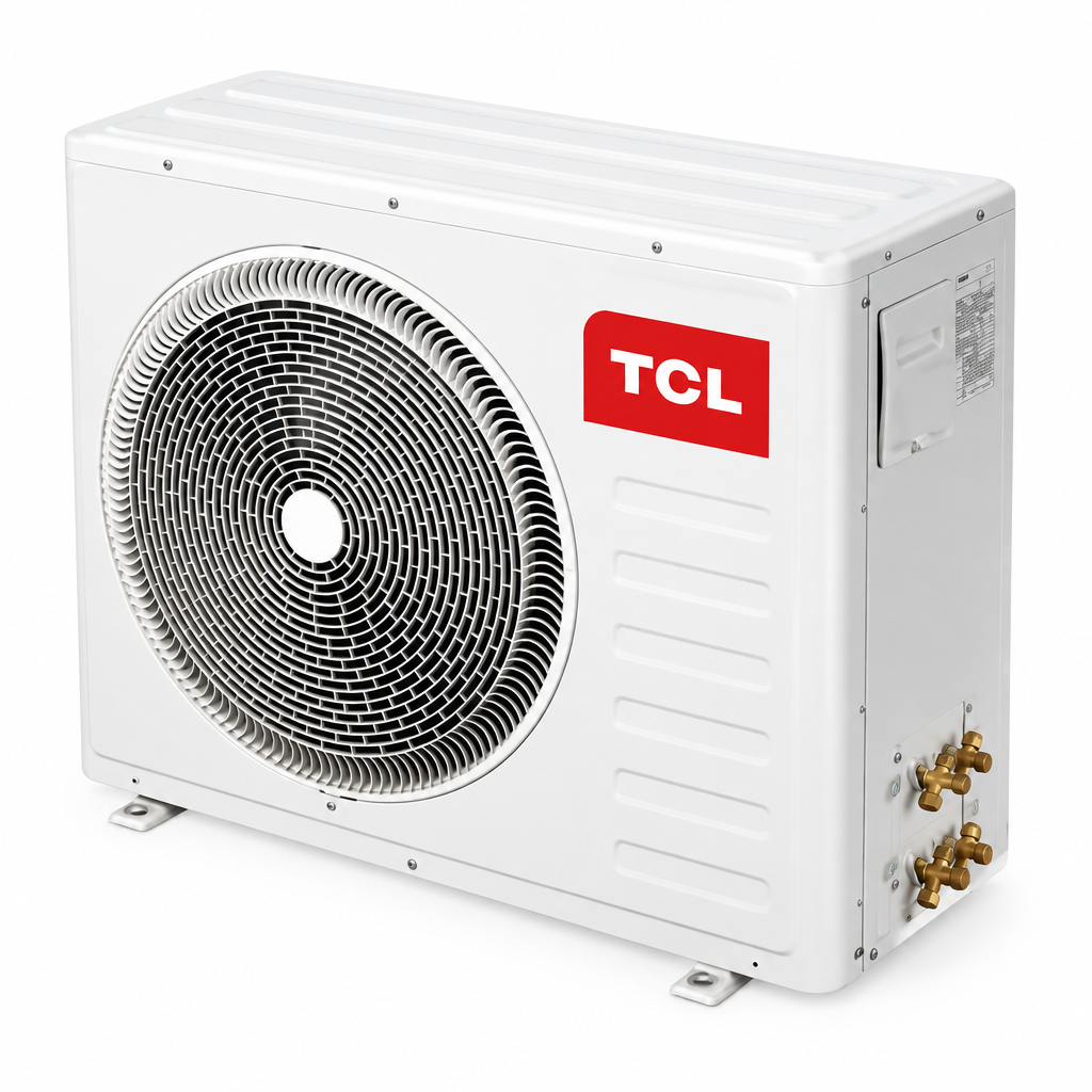 Unità esterna per climatizzatore a cassetta TCL - vista laterale