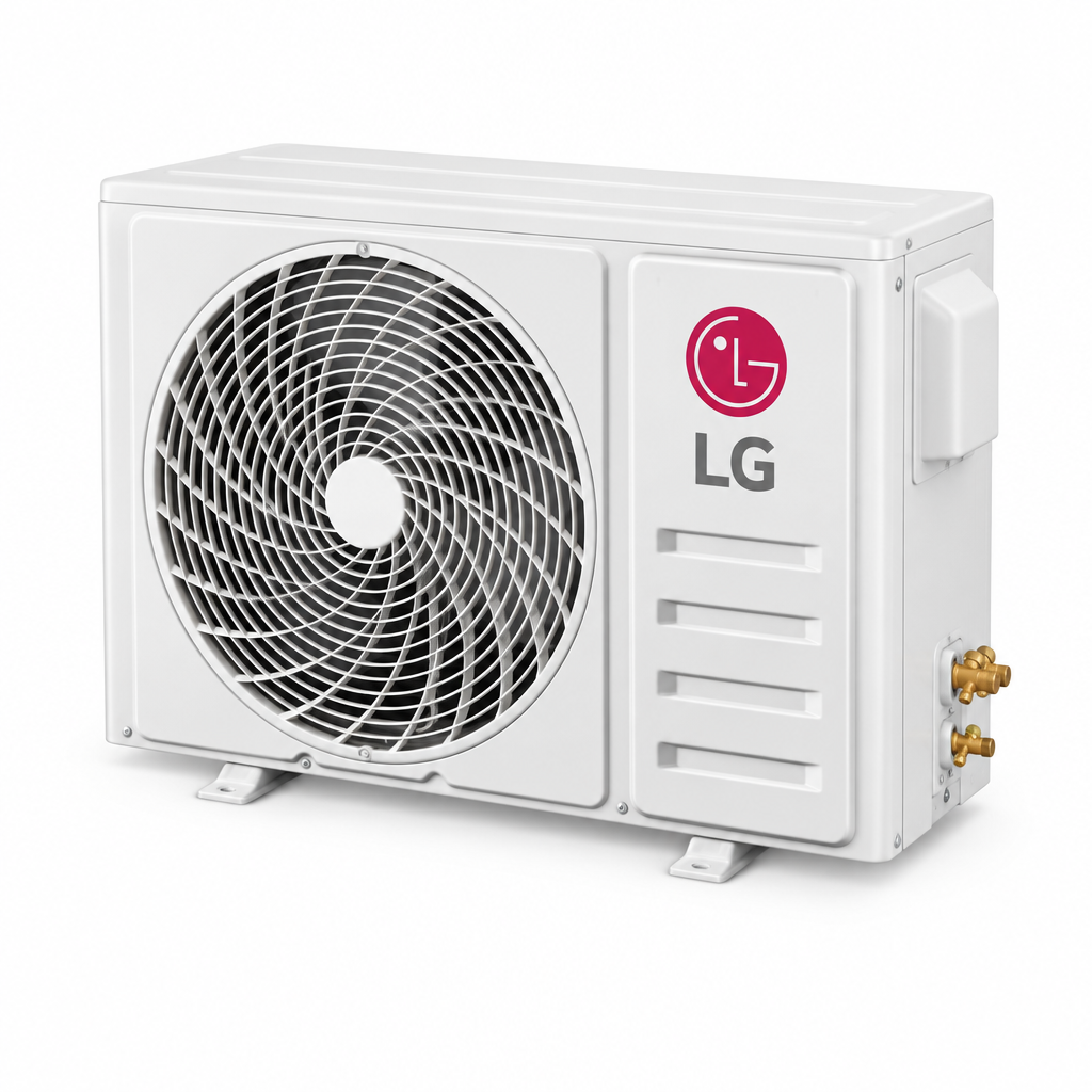 Unità esterna climatizzatore Libero LG - vista laterale