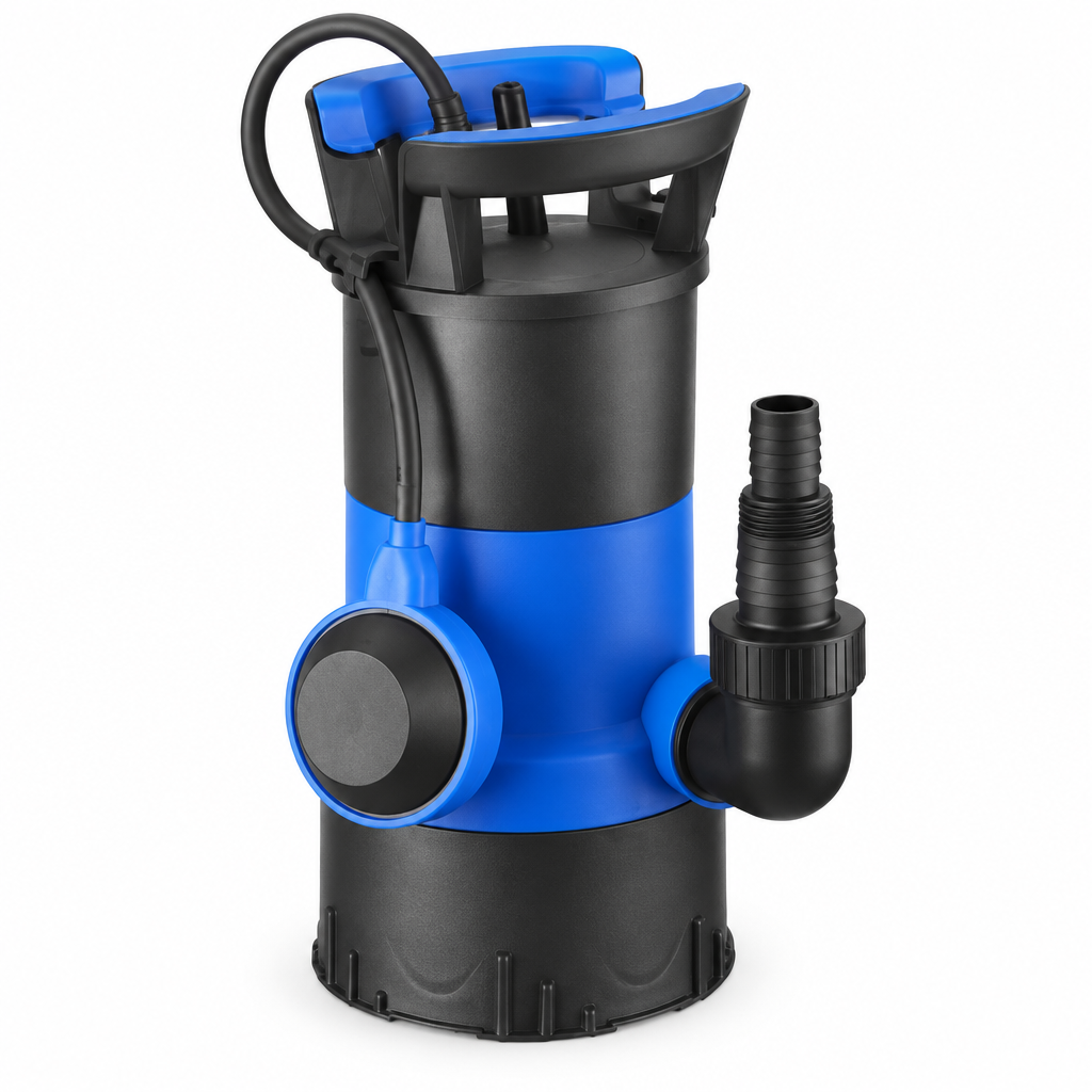 Elettropompa sommergibile combinata acque chiare e scure 900 W - vista laterale