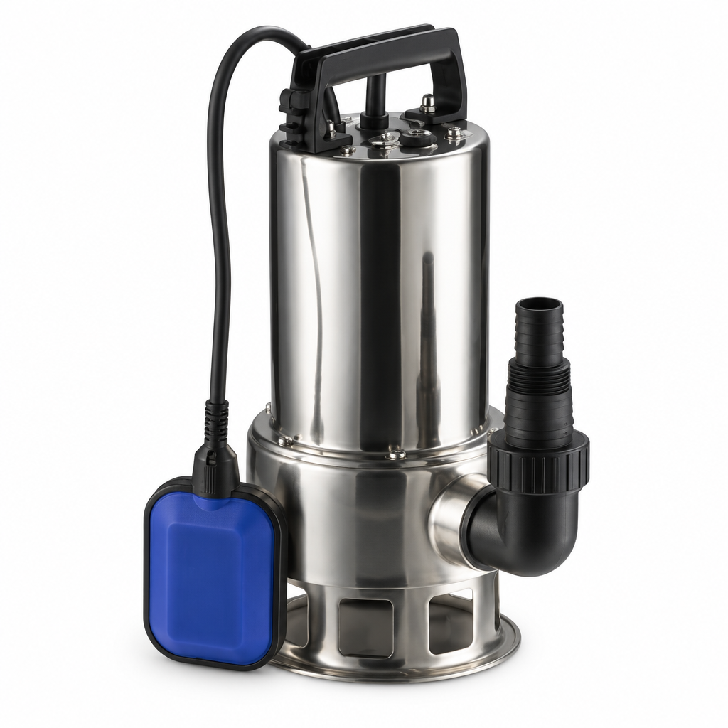 Elettropompa sommergibile inox per drenaggio acque scure - vista laterale