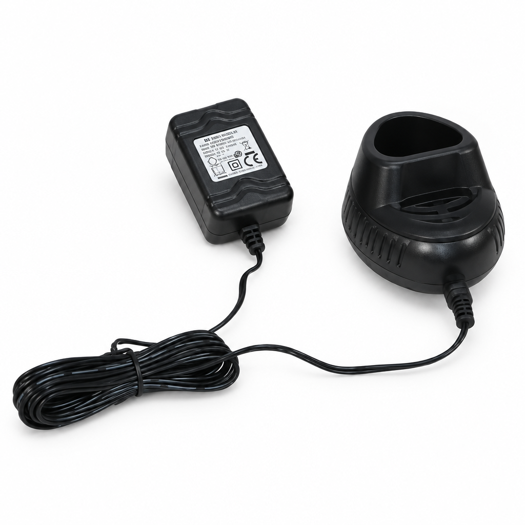 Caricabatteria di ricambio per trapano 12V Ideal Star - vista laterale