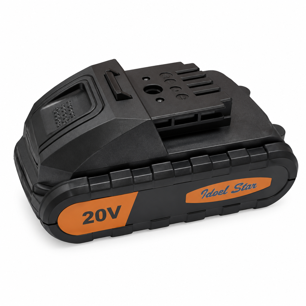 Batteria di ricambio per martello perforatore Ideal Star - vista laterale