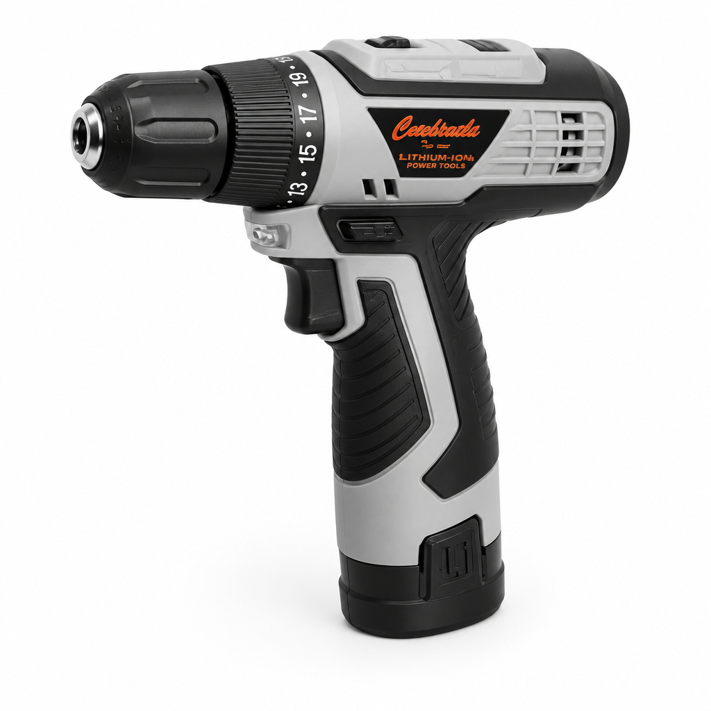 Trapano/avvitatore a batteria 12V Cardinale - vista laterale