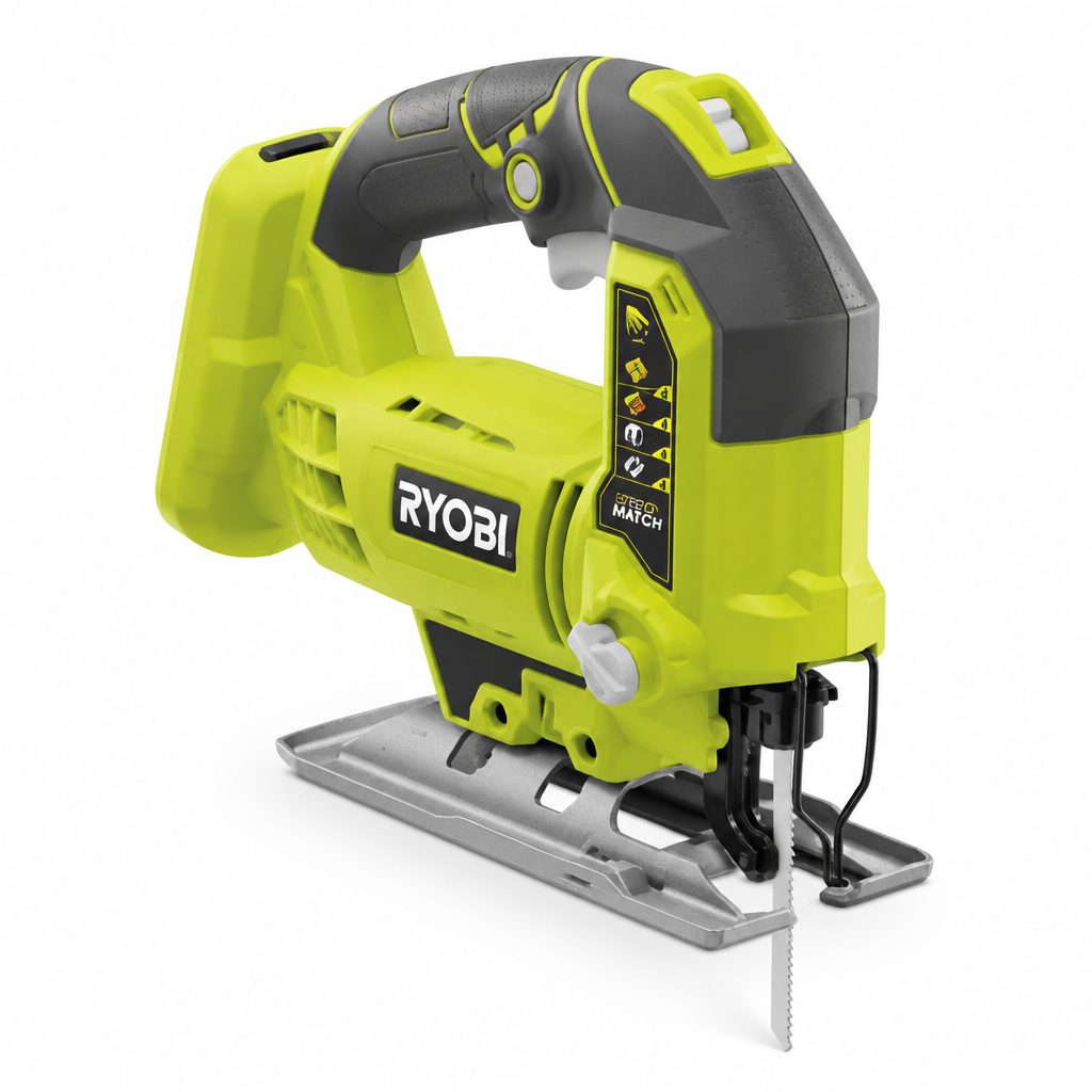 Seghetto alternativo a batteria R18JS-0 Ryobi - vista laterale