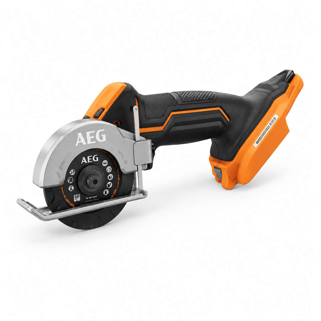 Smerigliatrice subcompact brushless a batteria Bmms 18SBL AEG - vista laterale