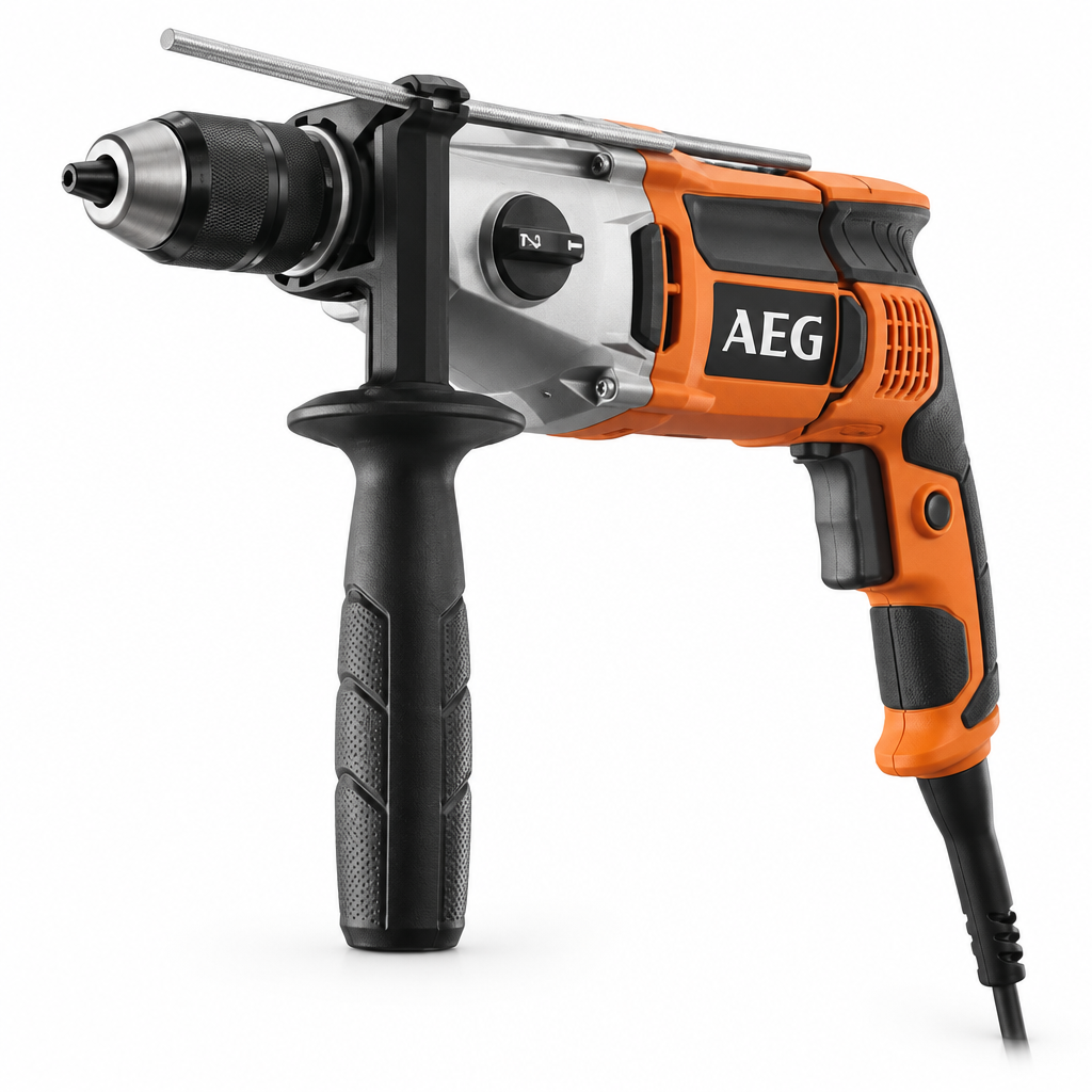 Trapano a percussione SB2E 850 R AEG - vista laterale