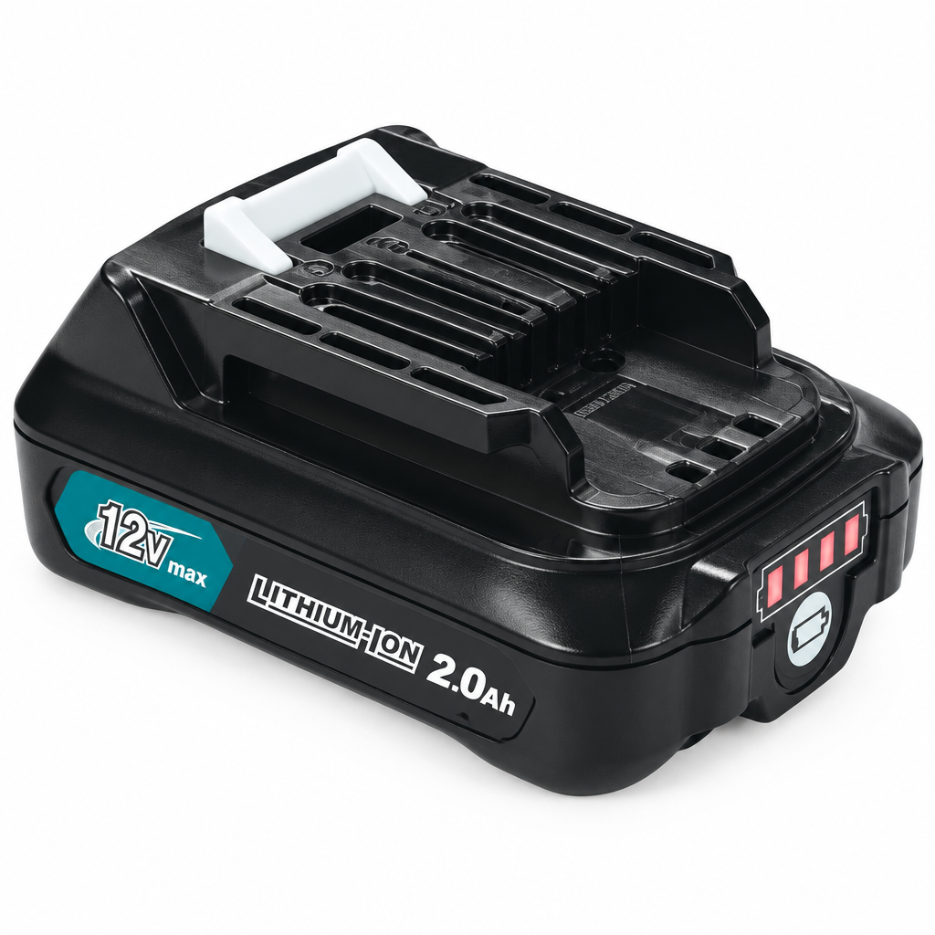Batteria di ricambio BL1021B Makita - vista laterale