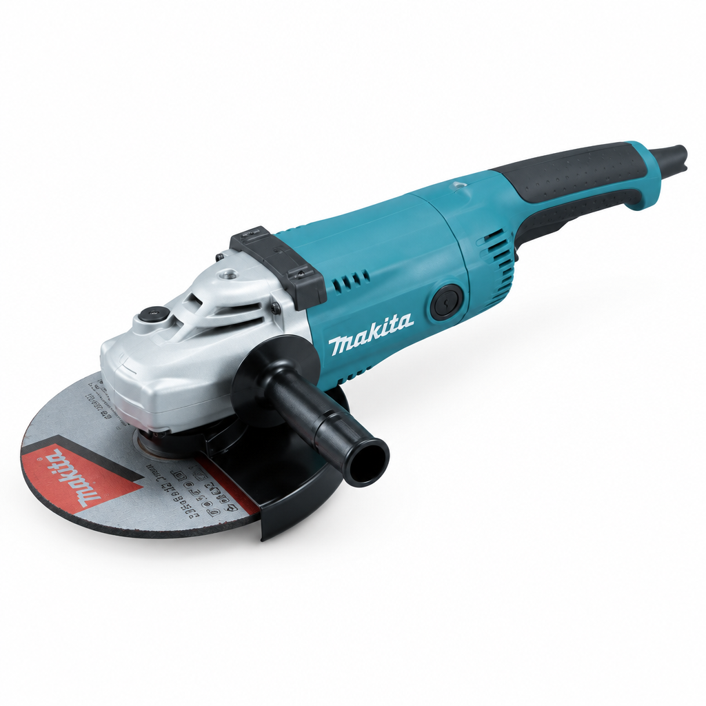 Smerigliatrice angolare GA9020 Makita - vista laterale
