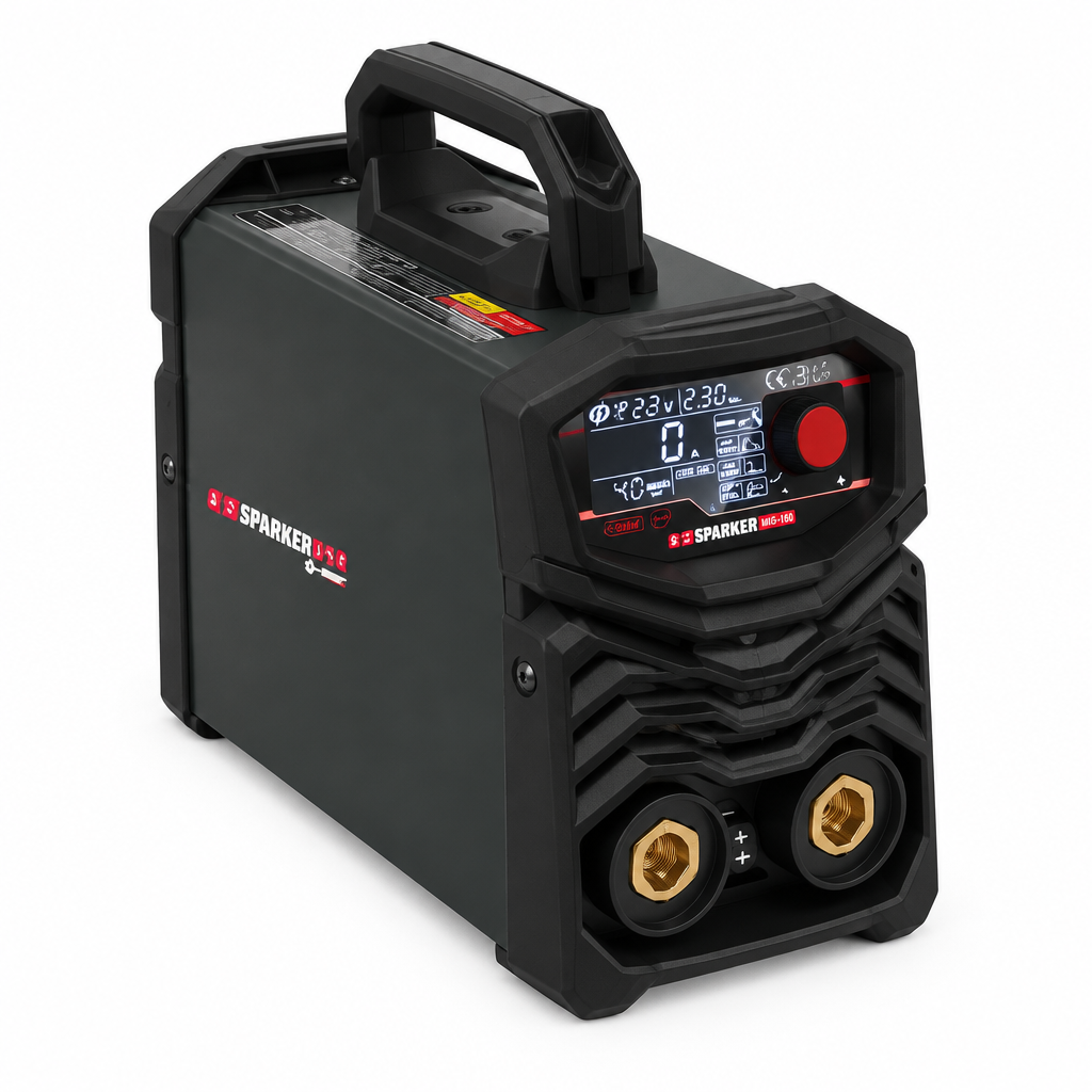 Saldatrice ad elettrodo inverter Rodmaker 140 - vista laterale