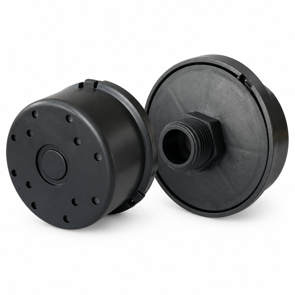 Filtro aria di ricambio per compressore Cardinale - vista laterale