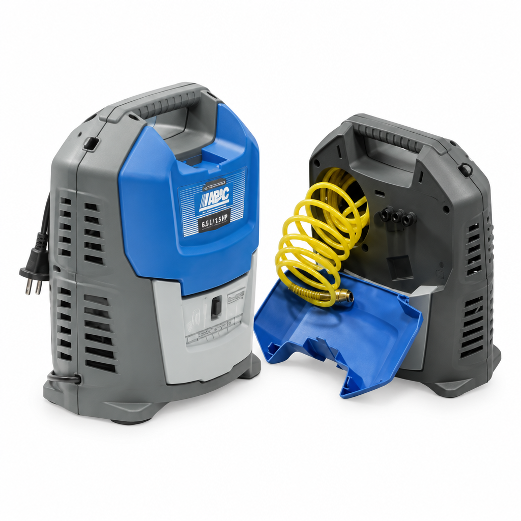 Compressore portatile diretto Suitecase Abac - vista laterale