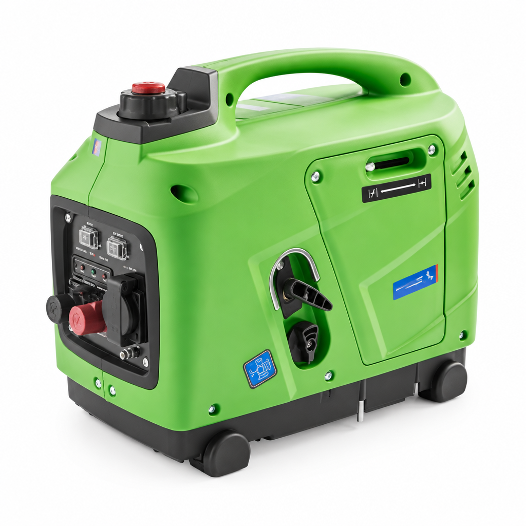 Generatore inverter silenziato Enerz Minelli - vista laterale