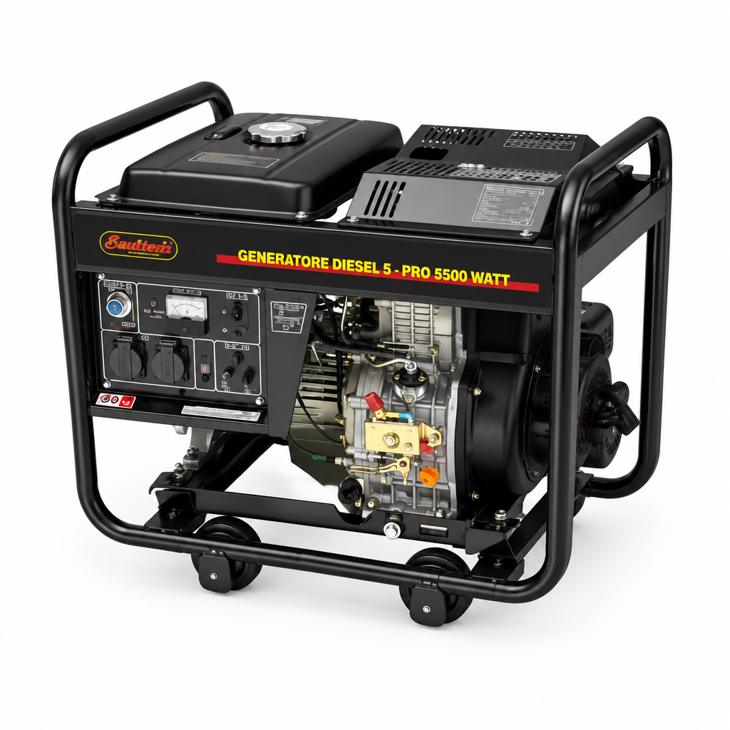 Generatore diesel 5 -pro Cardinale - vista laterale