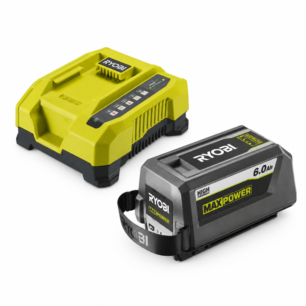 Kit energy batteria e caricabatteria RY36BK60B-160 Ryobi - vista laterale