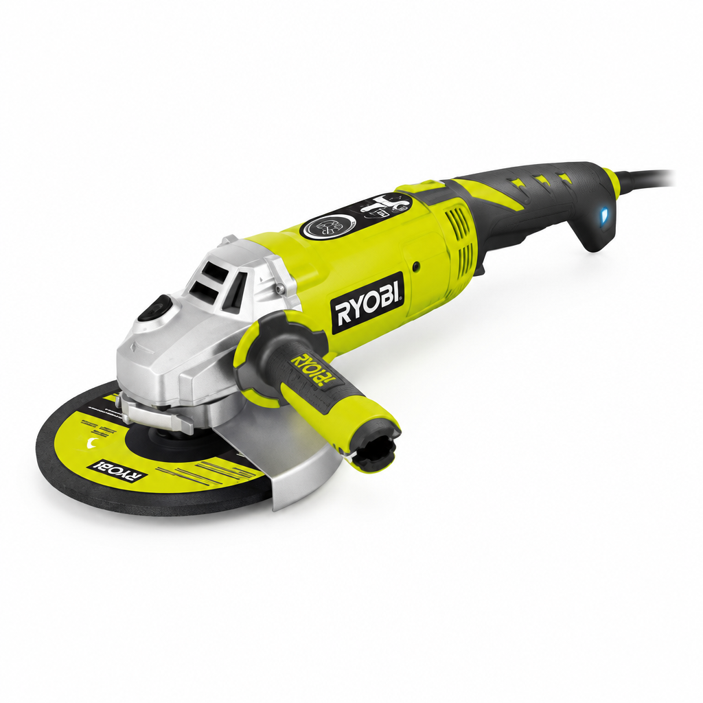 Smerigliatrice angolare EAG2000RS Ryobi - vista laterale