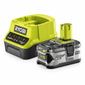 Kit energy batteria e caricabatteria RC18120-140X Ryobi - vista laterale