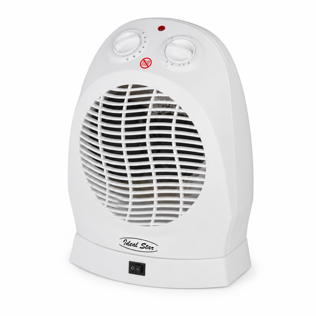 Termoventilatore orientabile - vista laterale