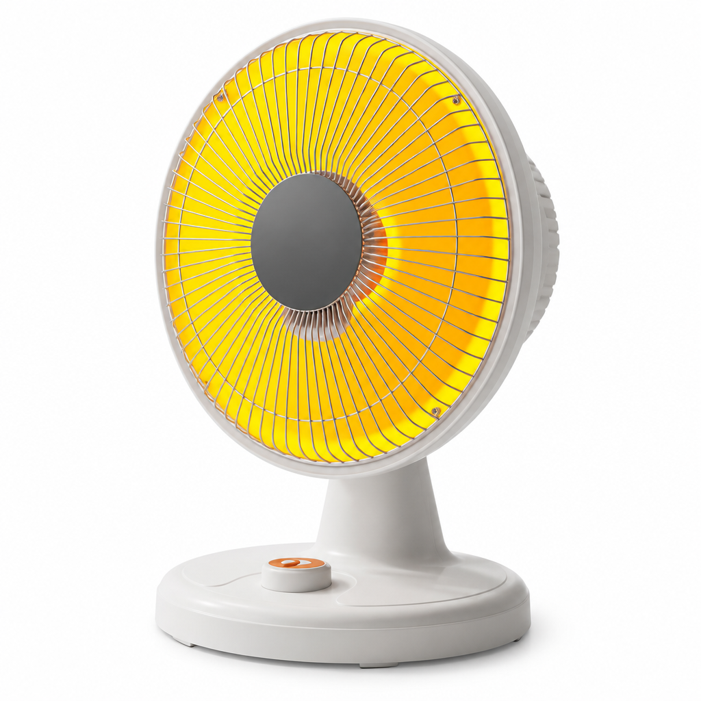 Stufa da tavolo al carbonio - vista laterale