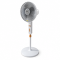 Stufa oscillante al carbon crystal - vista laterale