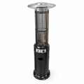 Stufa a fungo con tubo vetro Cardinale - vista laterale
