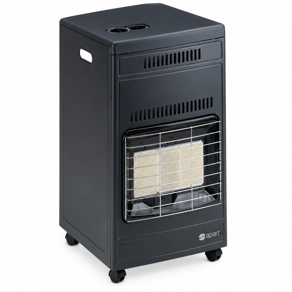 Stufa a gas GPL infrarossi ventilata Euro 92T - vista laterale