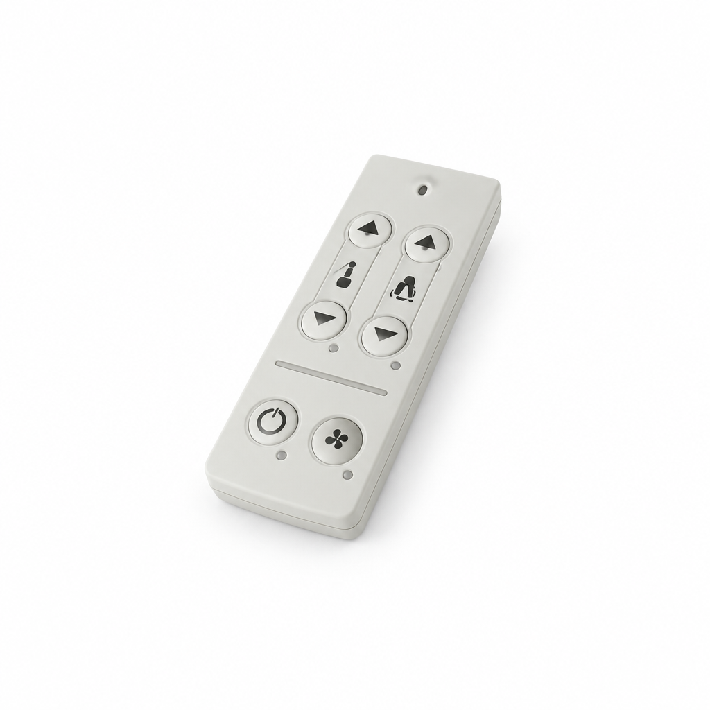 Telecomando per stufe e idrostufe a pellet - vista laterale
