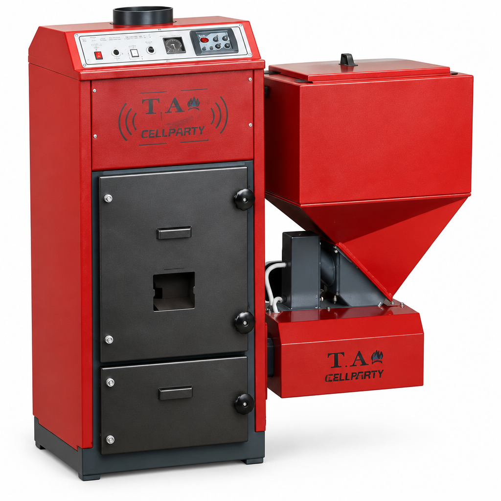 Caldaia policombustibile Combi Super K35/40 - vista laterale