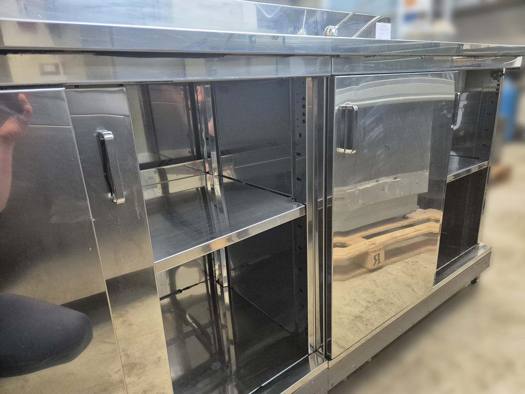 Lavello retrobanco bar in acciaio - Dea Distribuzione