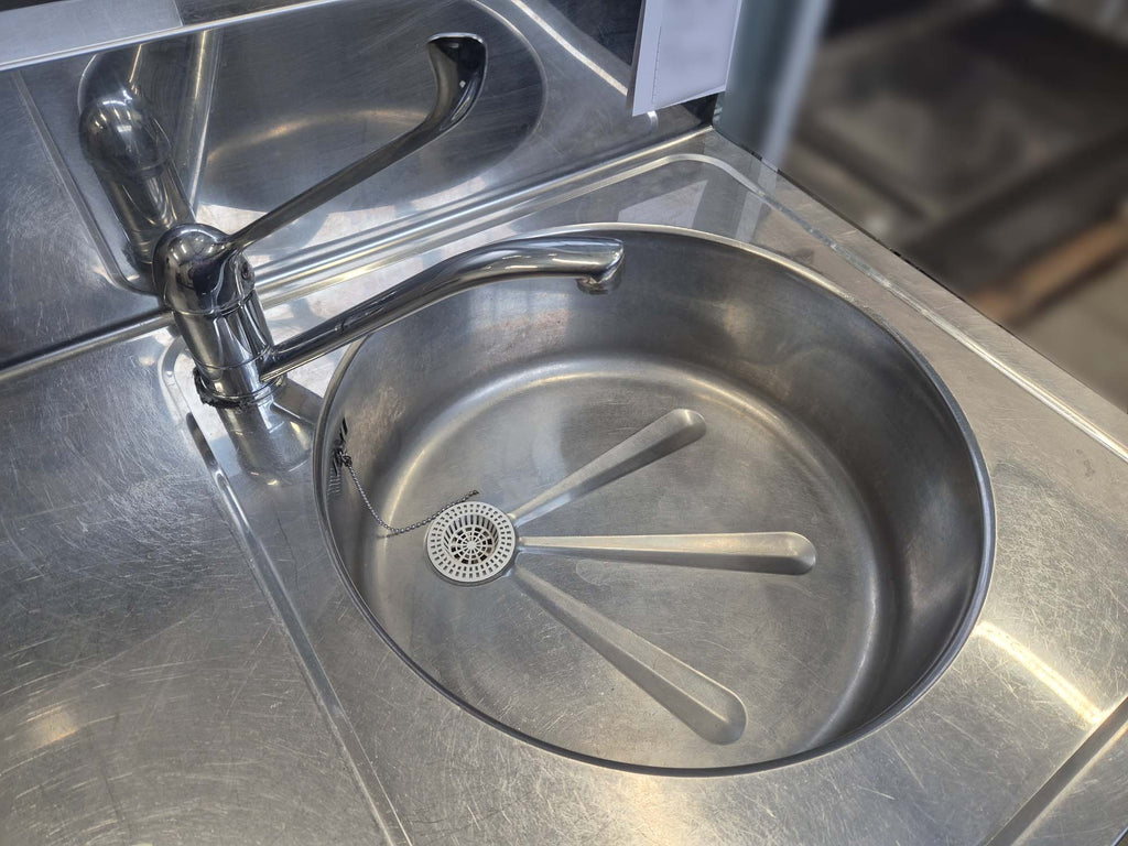 Lavello retrobanco bar in acciaio - Dea Distribuzione