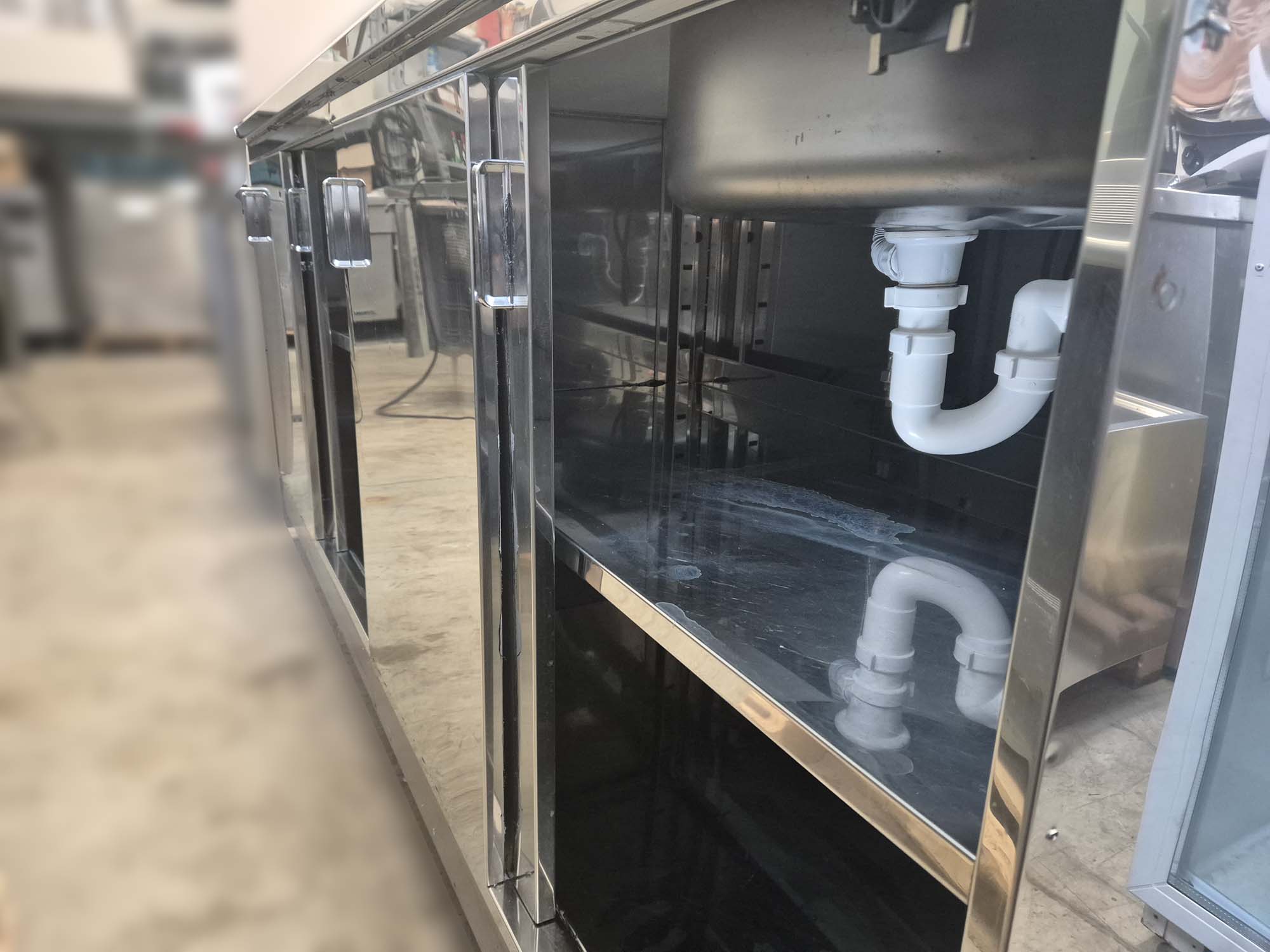 Lavello retrobanco bar in acciaio - Dea Distribuzione