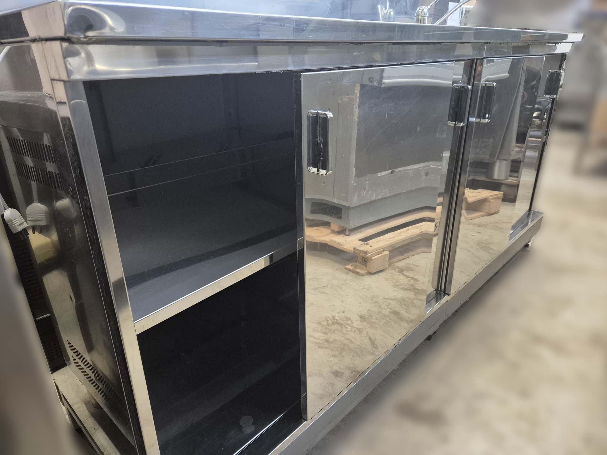 Lavello retrobanco bar in acciaio - Dea Distribuzione