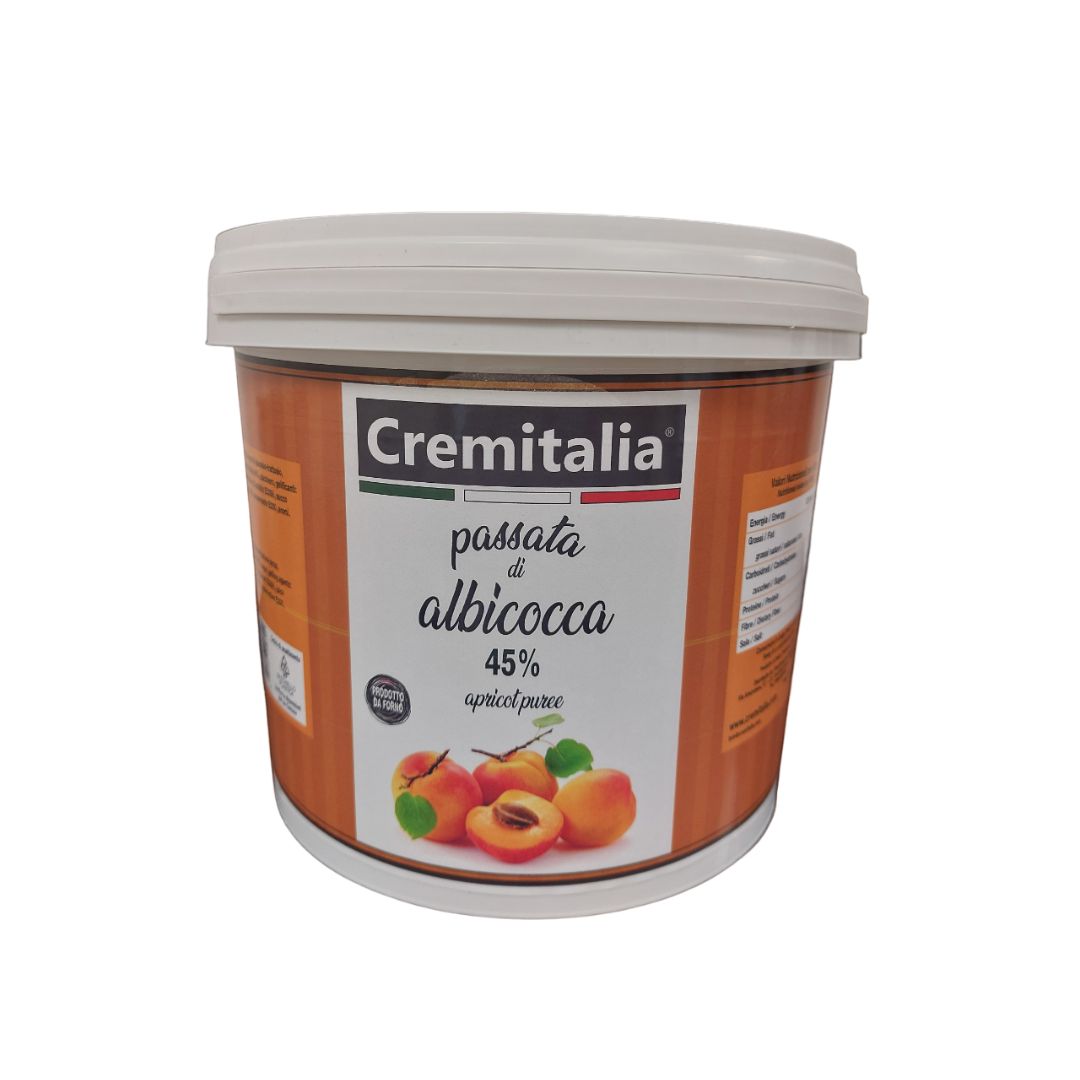 Passata di albicocca 45% Cremitalia Kg 6