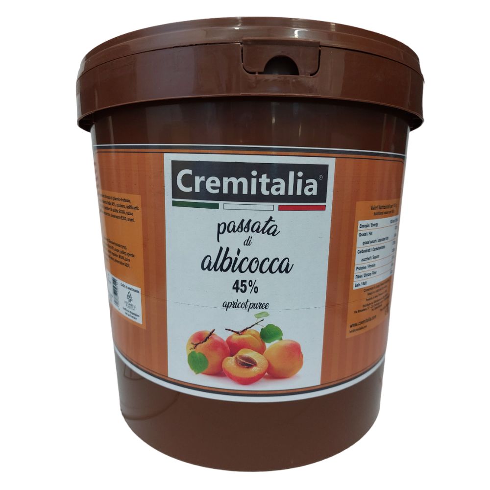 Passata di albicocca 45% Cremitalia Kg 12