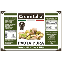 Load image into Gallery viewer, Pasta Pistacchio Puro 100% Mediterraneo Cremitalia kg 1
