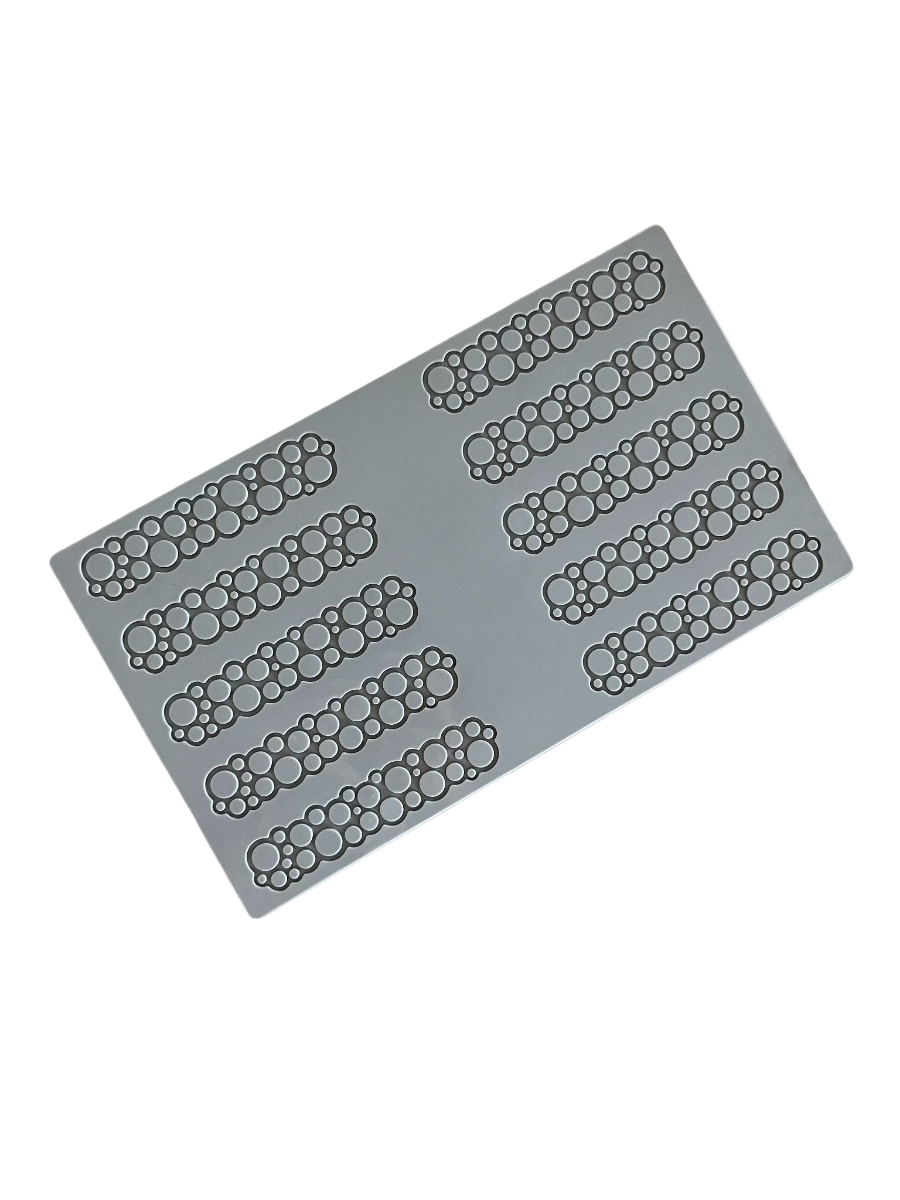 Stampo in Silicone Circles Eclair Cerchi Pavoni