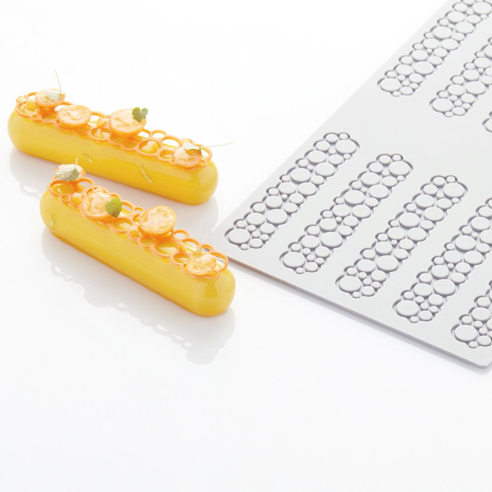 Stampo in Silicone Circles Eclair Cerchi Pavoni