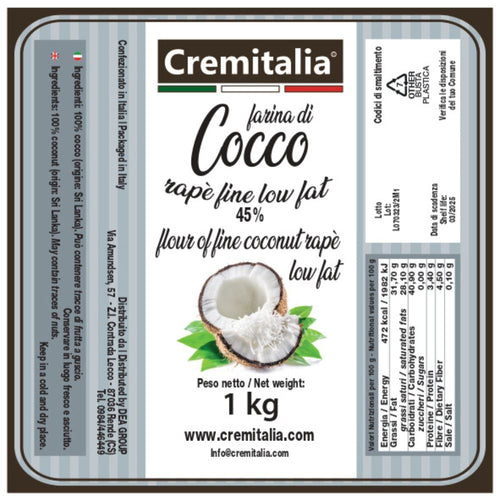 Farina di Cocco Rapè fine Cremitalia Kg1 - immagine 2