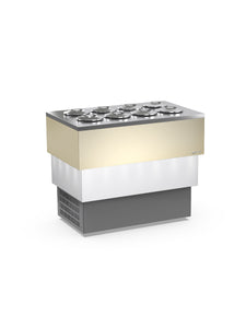 Conservatore per gelato mantecato CARRARA DARK e CREAM