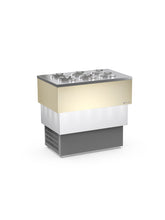 Carica l&#39;immagine nel visualizzatore di Gallery, Conservatore per gelato mantecato CARRARA DARK e CREAM
