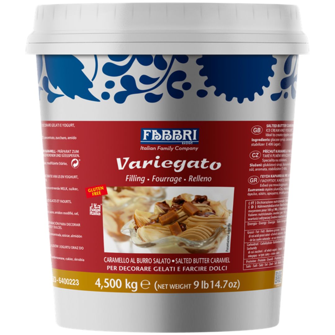 Fabbri Variegato Caramello Burro Salato kg 4.5