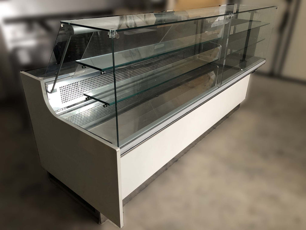 Vetrina pasticceria snack freddo statico cm. 250 - Dea Distribuzione